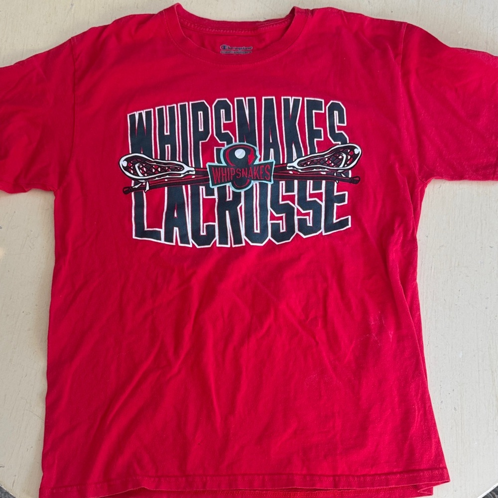 Champion Red Whipsnakes Lacrosse Tee